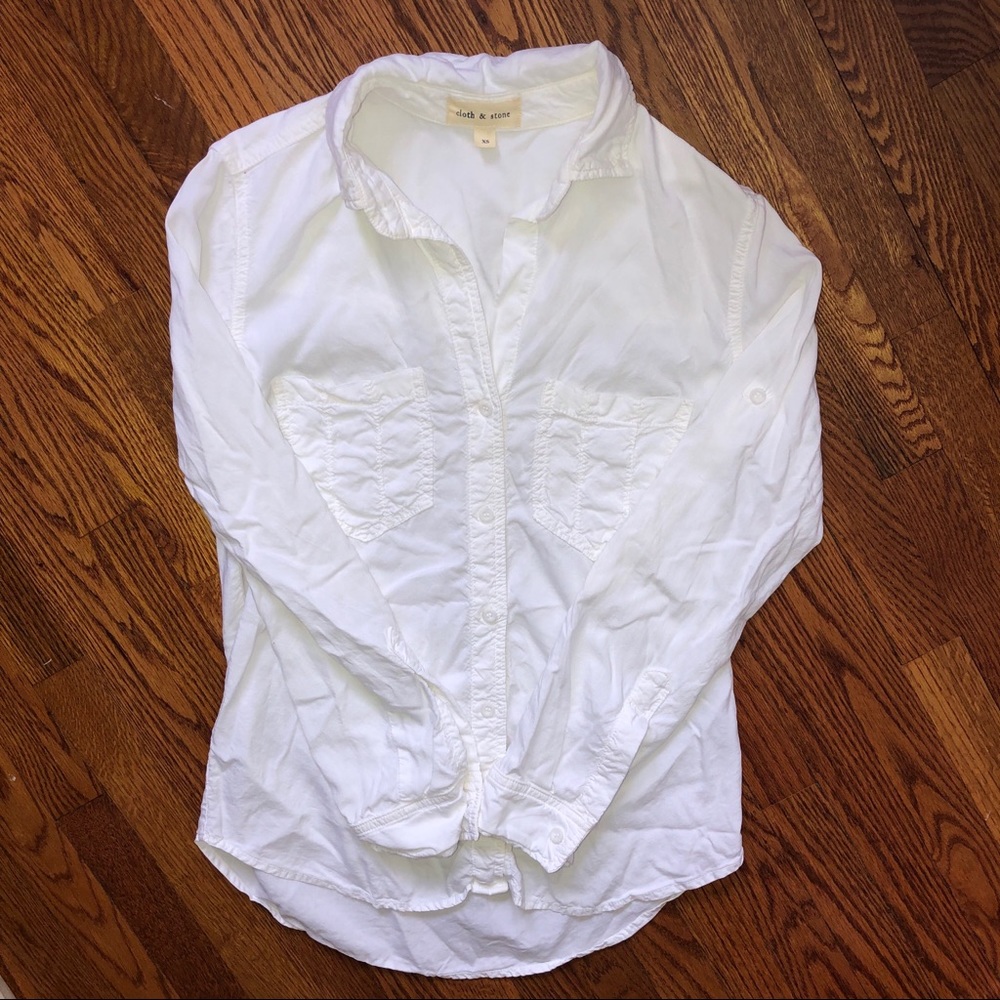 cloth & stone blouse...Size XS
